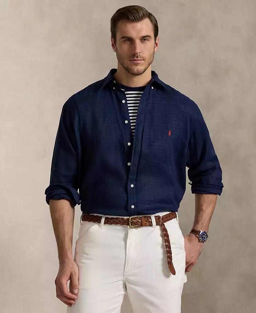Ralph Lauren Men's Big & Tall Linen Shirt