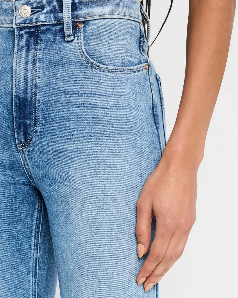Paige Marlow Skimmer Raw Hem Jeans 5