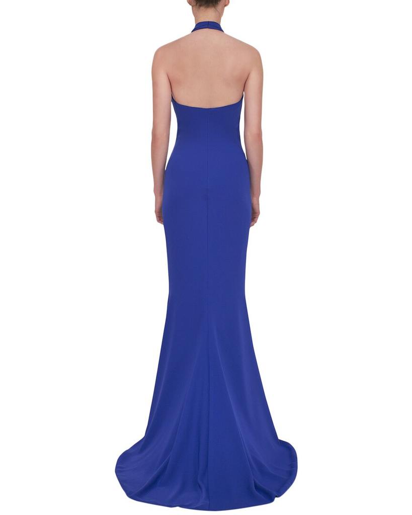REEM ACRA Halter Gown