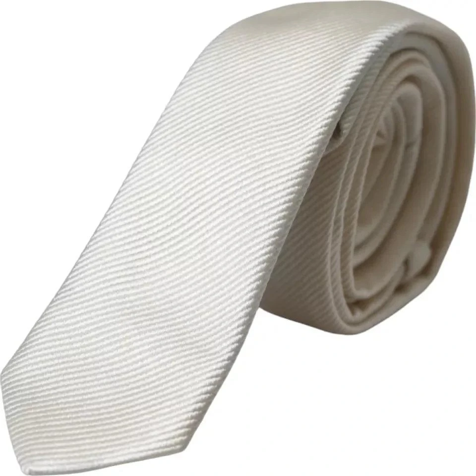 Dolce 
Gabbana Solid 100% Silk Adjustable Men
s Tie