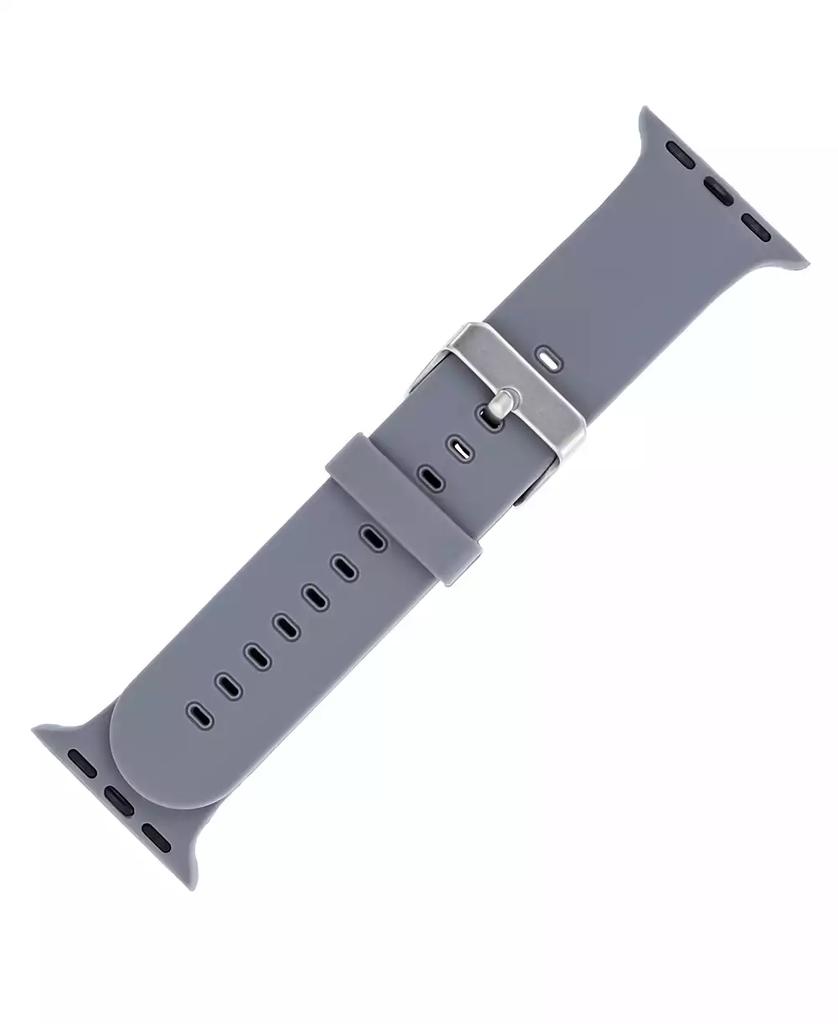 WITHit Gray Smooth Silicone Band designed for Apple Watch® 42mm (Series 10) & 38/40/41mm