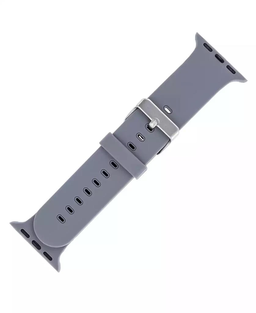WITHit Gray Smooth Silicone Band designed for Apple Watch® 42mm (Series 10) & 38/40/41mm 1