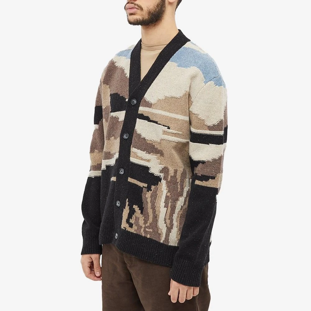 NN07 NN07 Vincent Intarsia Landscape Cardigan 2