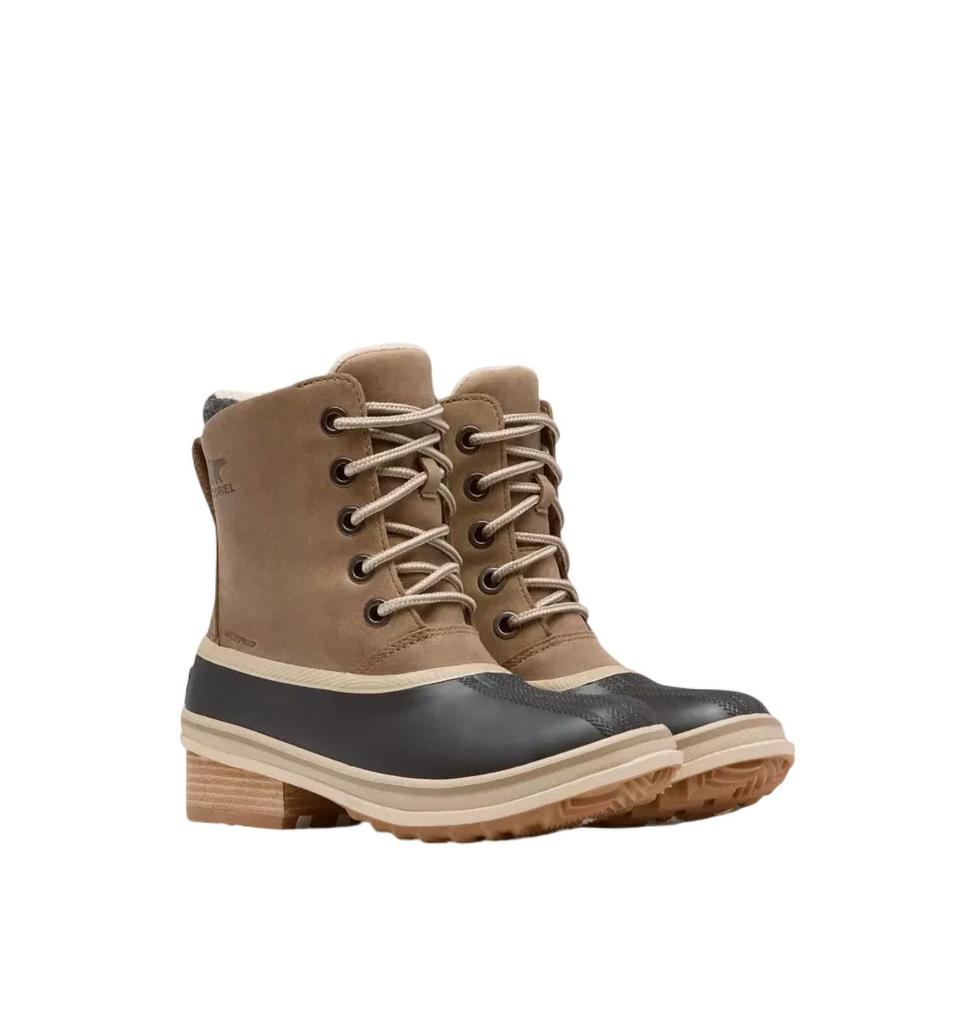 SOREL Women's Slimpack Iii Lace Winter Boots In Khaki Ii