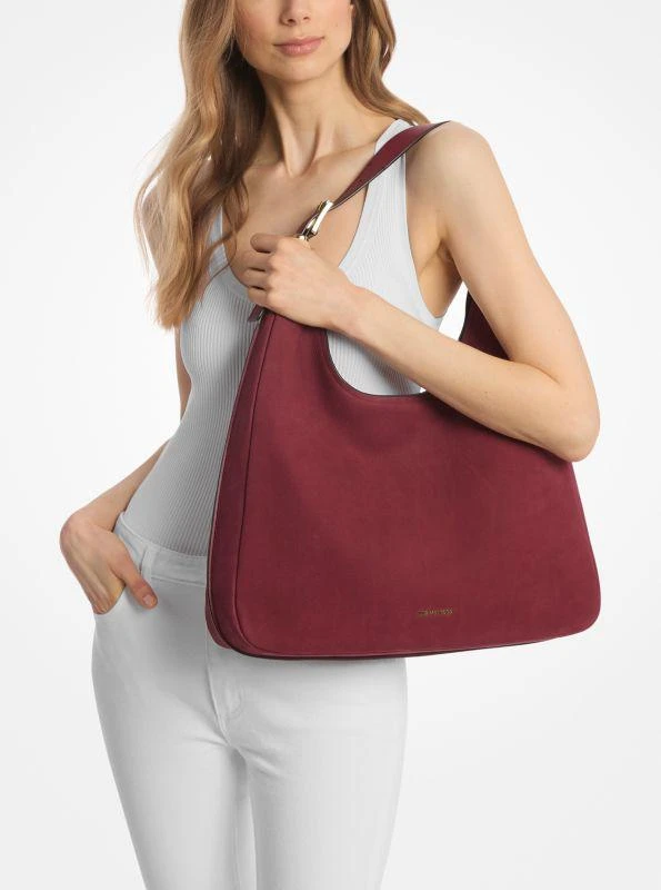 Michael Kors Nolita Large Nubuck Hobo Shoulder Bag 3