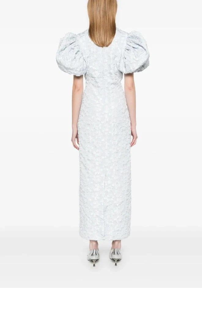ROTATE Birger Christensen Jacquard Midi Puffy Dress 3