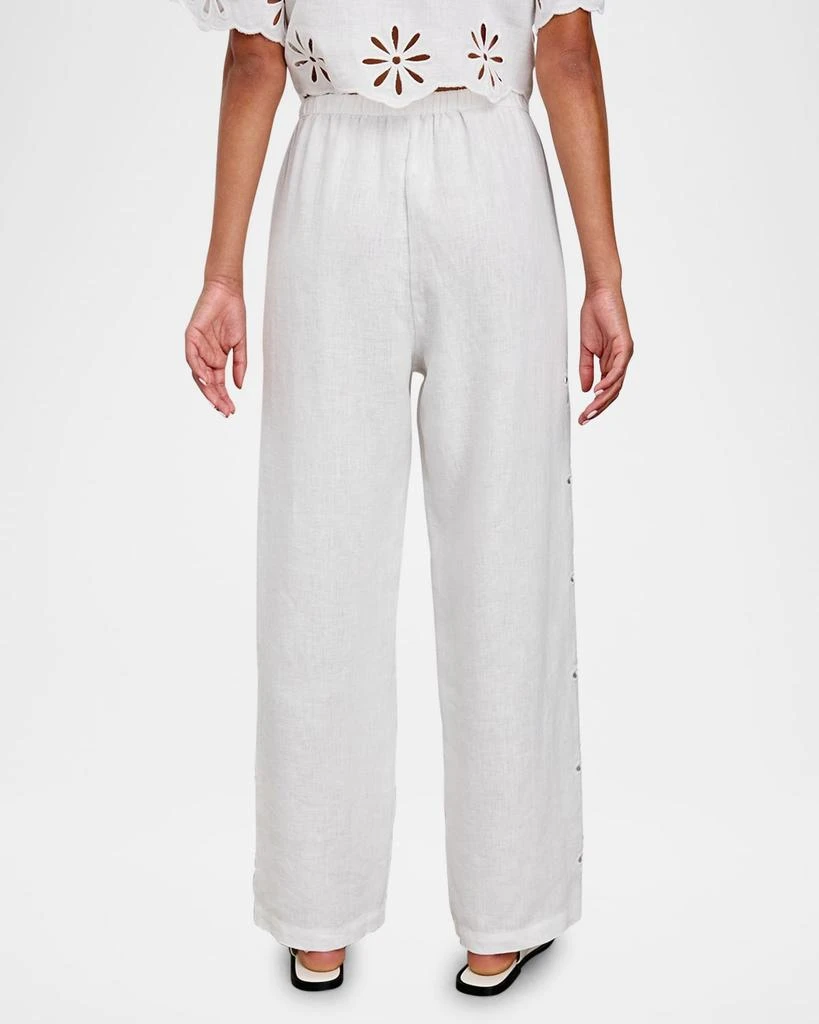 Rails Emmie Floral Cutout Linen Pants 3
