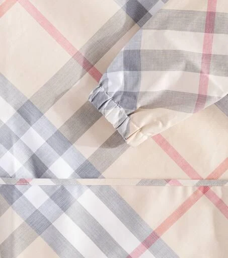 Burberry Baby checked cotton bib 3