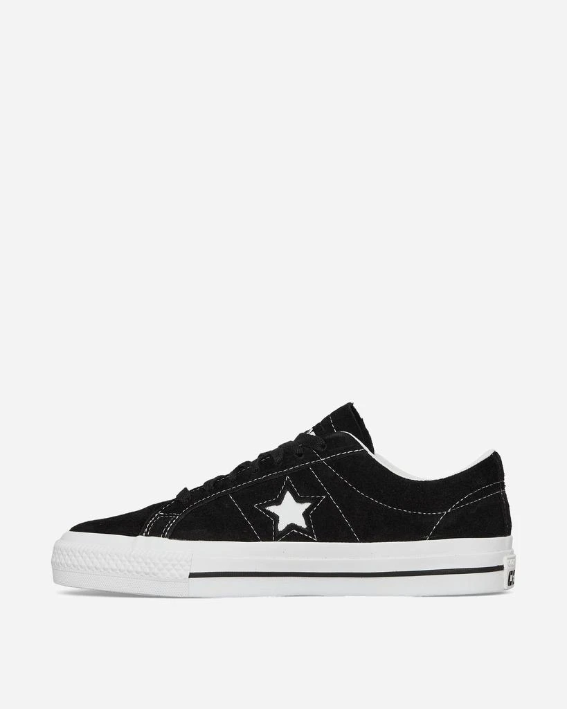 Converse One Star Pro Nubuck Leather Sneakers Black 3
