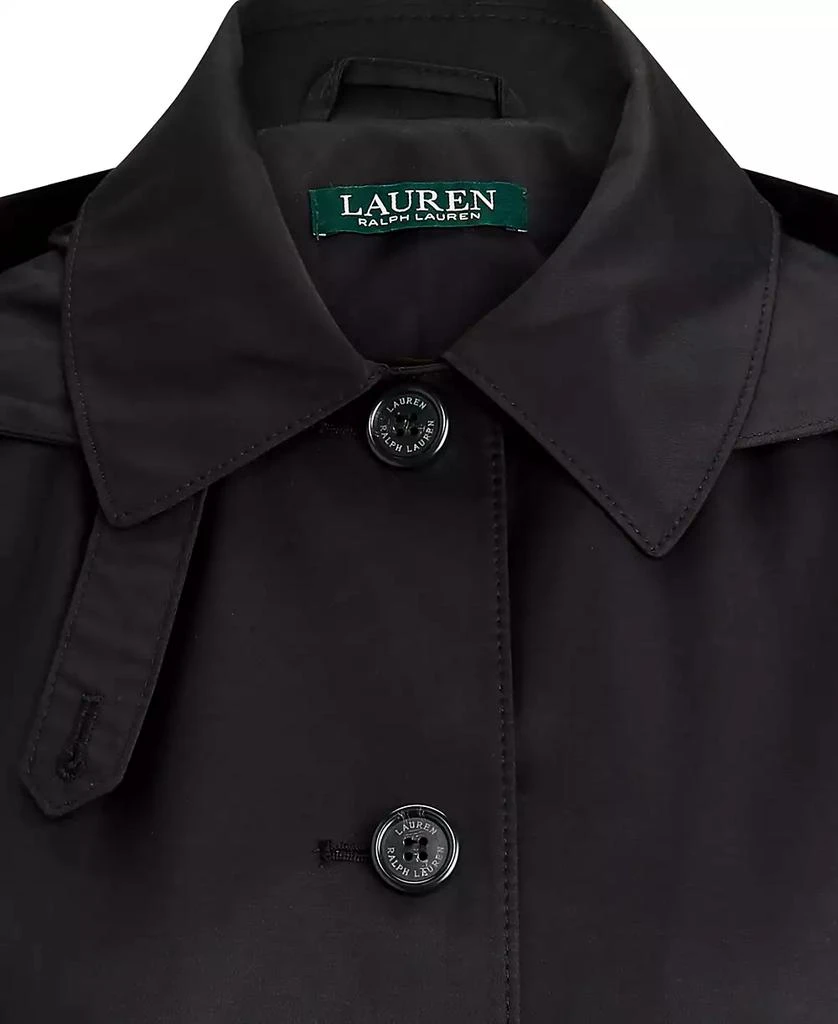 Ralph Lauren Womens Hooded A-Line Raincoat 6