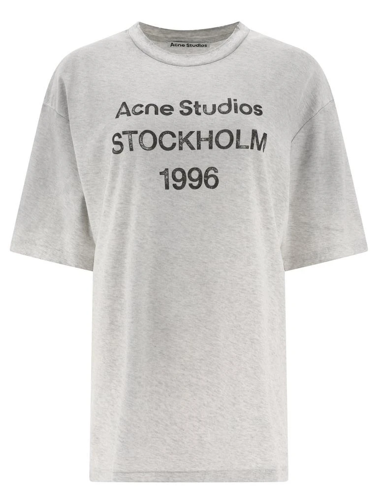 Acne Studios Acne Studios Logo Printed Crewneck T-Shirt 1