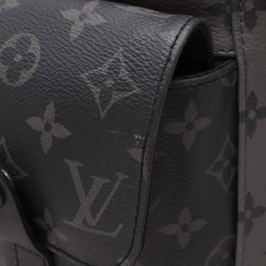 Louis Vuitton Louis Vuitton Grey Monogram Eclipse Christopher MM Backpack  9