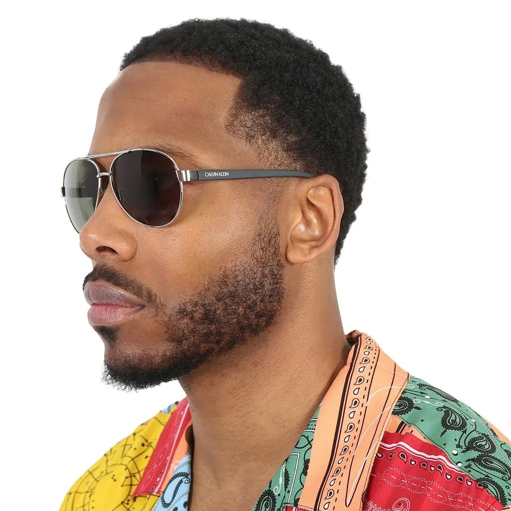 Calvin Klein Green Pilot Men's Sunglasses CK19316S 045 60 2