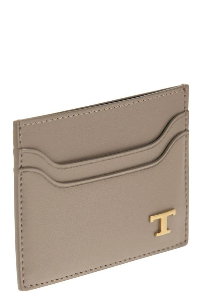 Tod's Tod'S Leather Card Holder With Logo 4