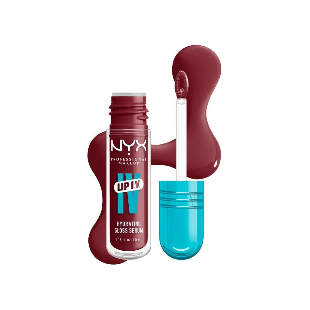 Octopus x Nyx Lip Iv, Gloss, Jusqu'À 12H D'Hydratation, Hautement Pigmenté, Fini Brillant, Caramel Drip 11