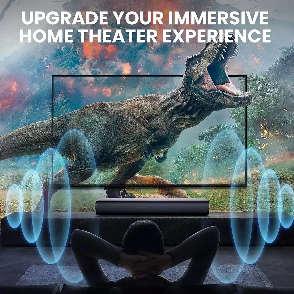 Cowin TV Sound Bar Bluetooth Surround Sound 17Inch 6