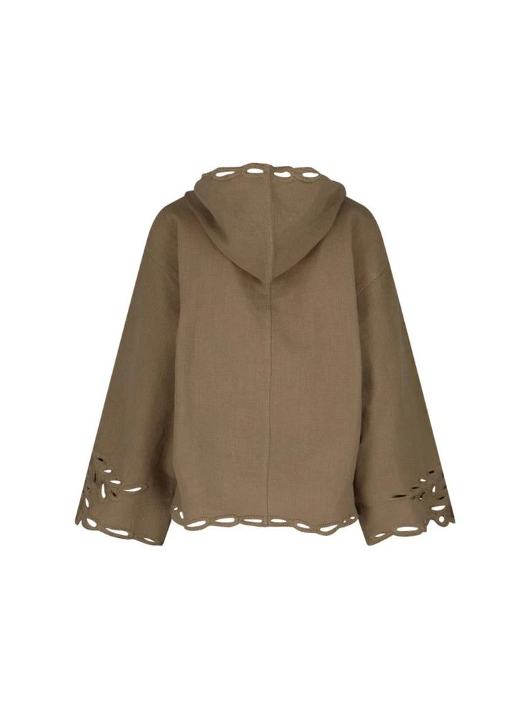Isabel Marant Étoile Solvi" Embroidered Crop Top – Green 2