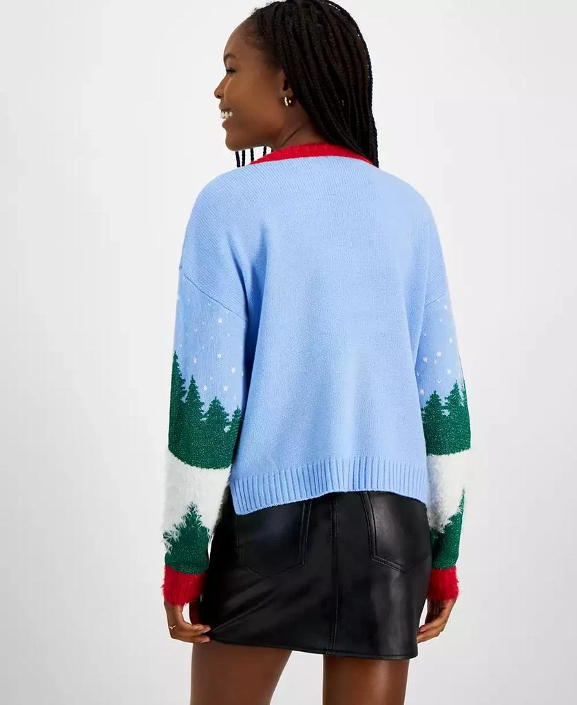 Hooked Up by IOT Juniors' RV Camping Santa Sweater 2