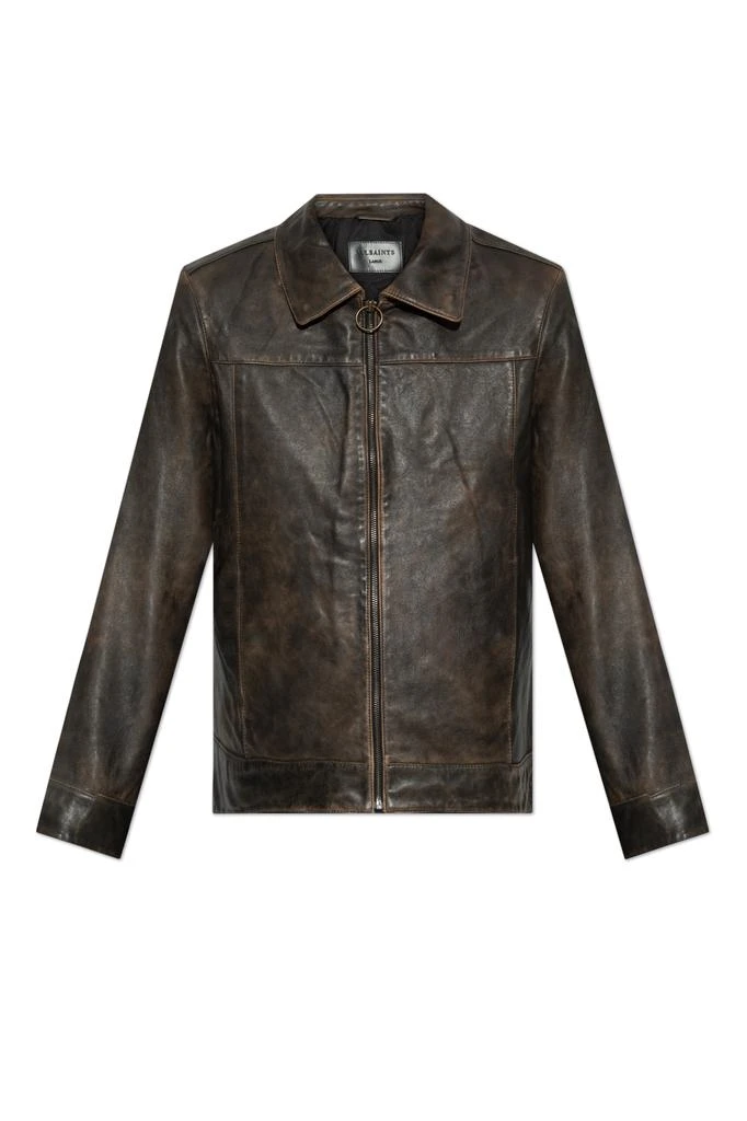 ALL SAINTS Leather Jacket Alkan 1