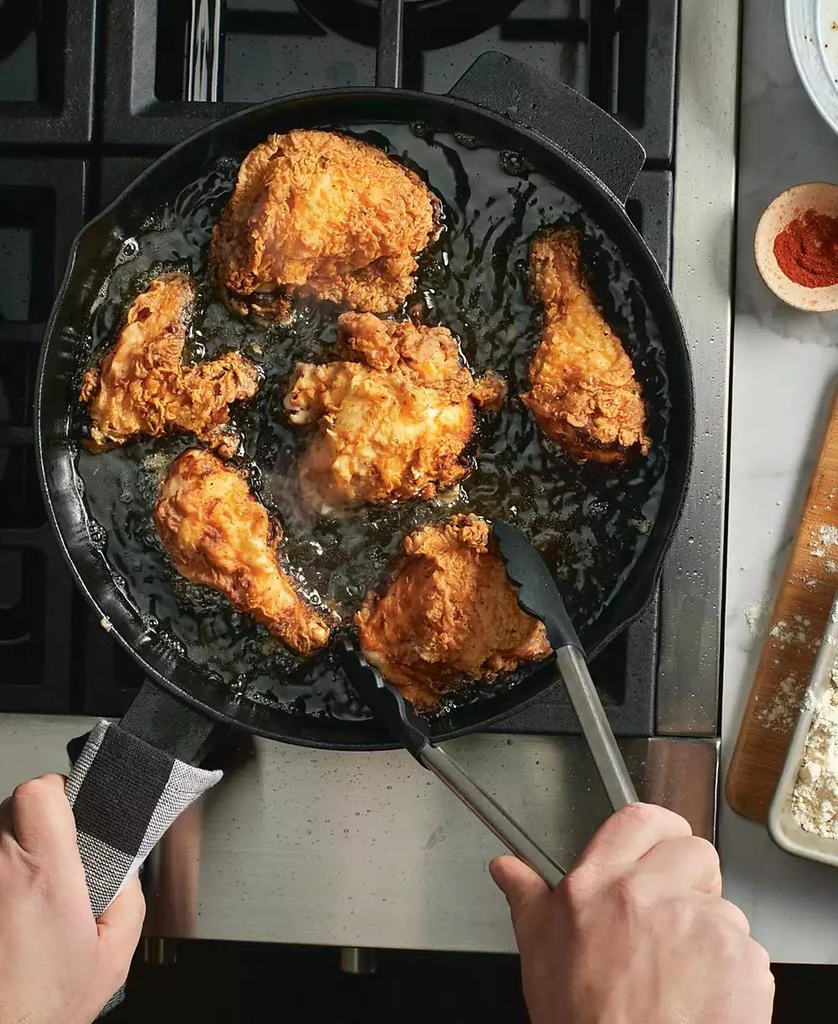KitchenAid Seasoned 12" Cast-Iron Skillet 4