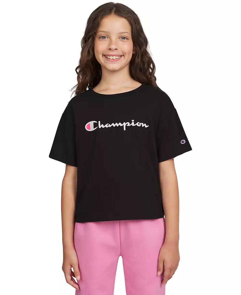 CHAMPION Big Girls Meet & Greet Logo T-Shirt