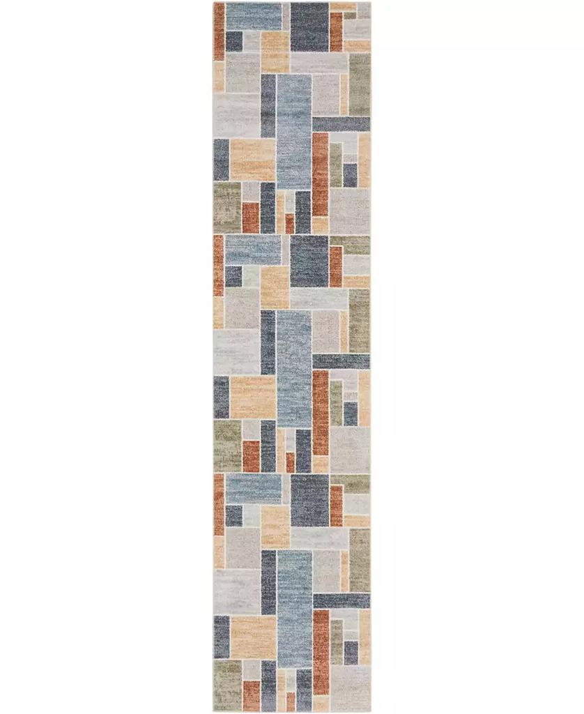 Nourison Astra Machine Washable ASW09 2'2" x 8' Runner Area Rug