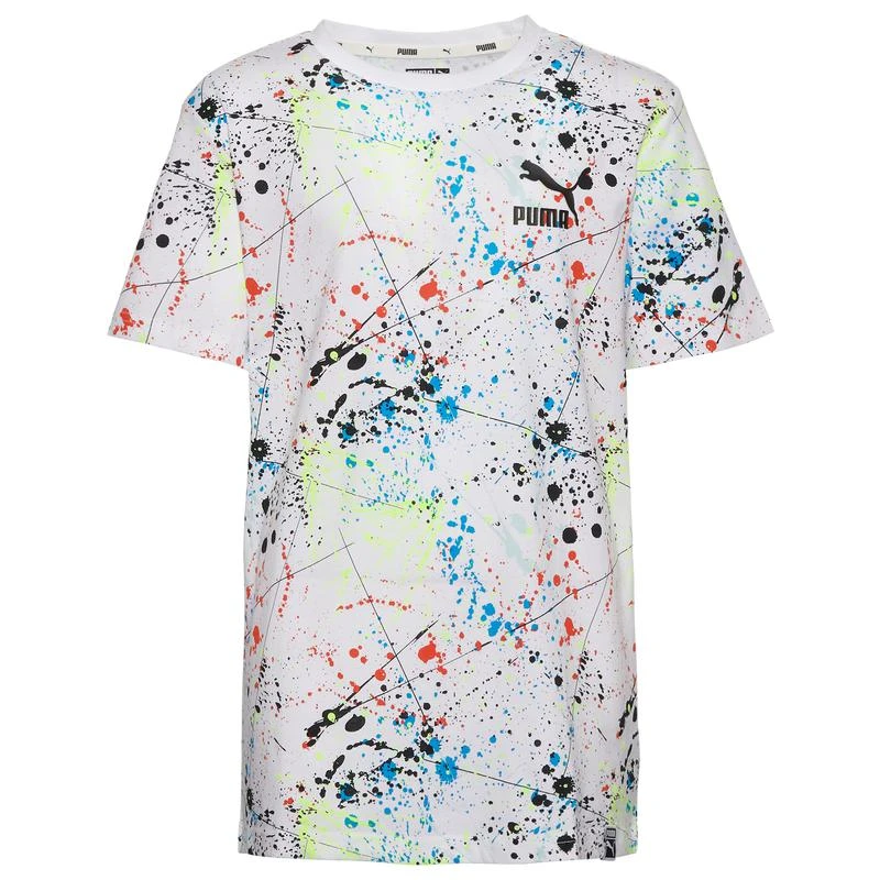 Puma PUMA Splatter AOP T-Shirt - Boys' Grade School 1