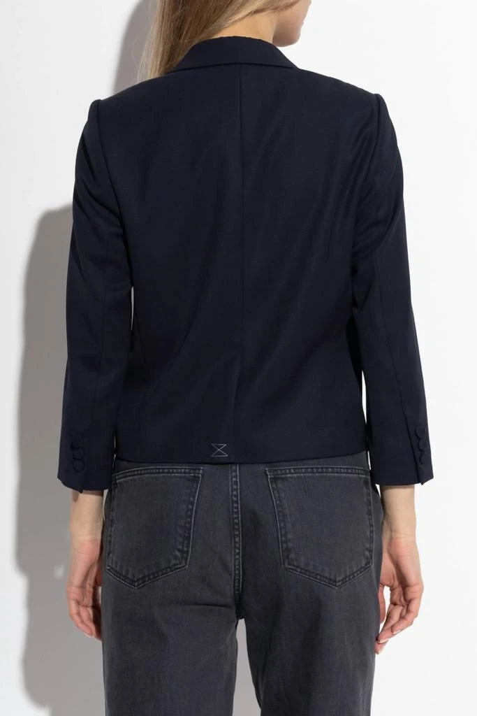 Dries Van Noten Bamis Jacket In Navy 2