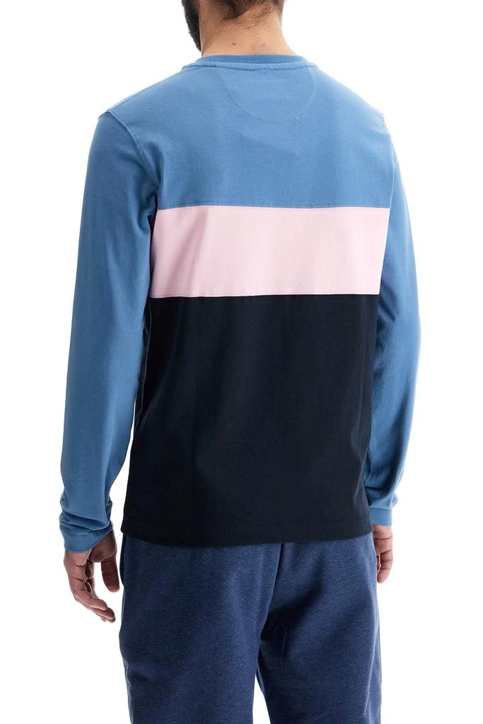 EDEN PARK light blue patterned long sleeve crew neck t-shirt cotton 3