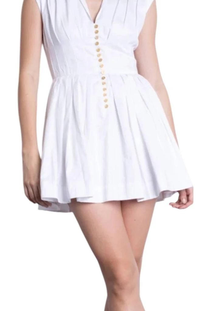 Karina Grimaldi Karina Grimaldi - Selena Mini Dress White 3
