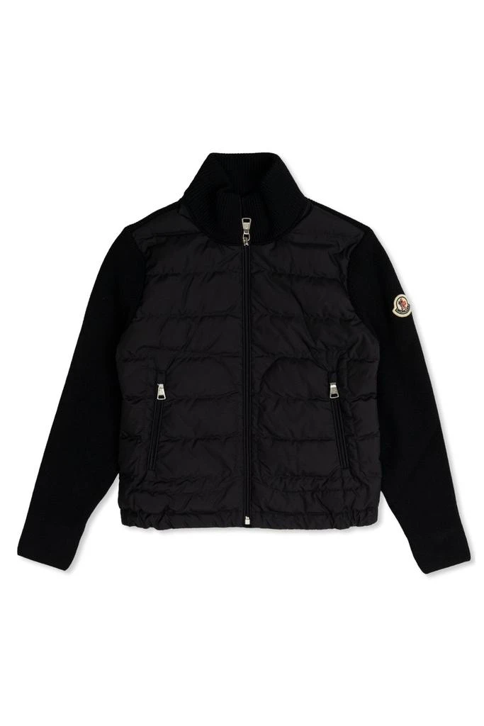 Moncler Moncler Enfant Logo Patch Padded Zip-Up Cardigan 1