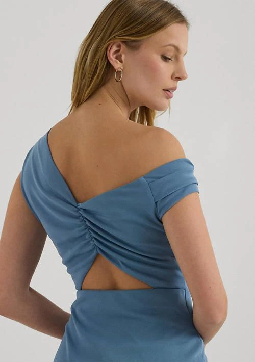 Ralph Lauren Ralph Lauren Women S Cut Out Jersey Off The Shoulder Dress 4