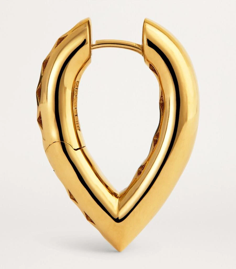 Engelbert Medium Yellow Gold Drop Link Earrings 4