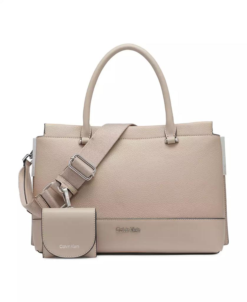 k.s ♡ Calvin Klein Bianca Triple Compartment Convertible Satchel
