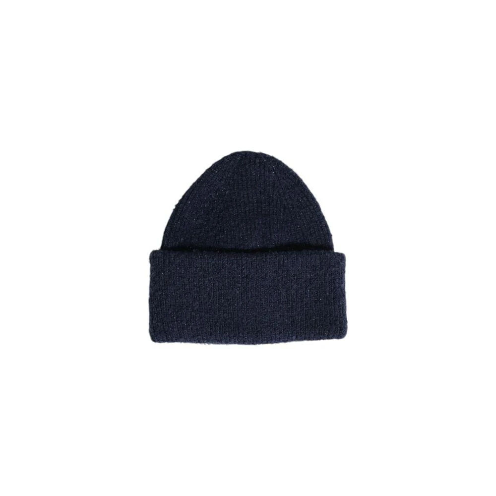 Pieces Pieces Blue Recycled Polyester Hat 1