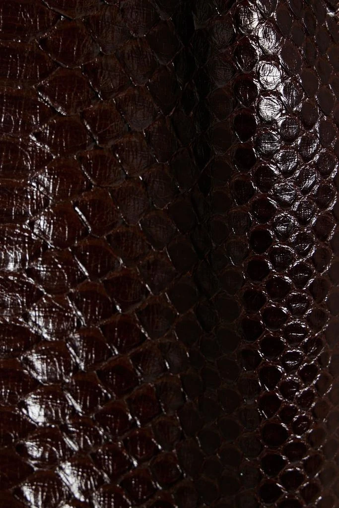 Brunello Cucinelli Snake-effect leather shorts 4