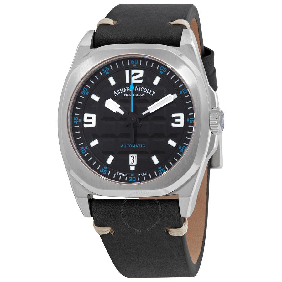 Armand Nicolet JH9 Automatic Black Dial Men's Watch A660HAA-NZ-PK4140NR