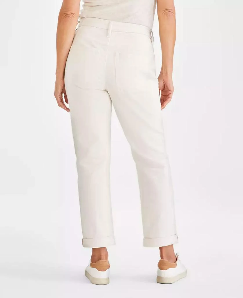 Style & Co Petite Mid-Rise Cuffed Girlfriend Jeans, Exclusively at Macy's 4