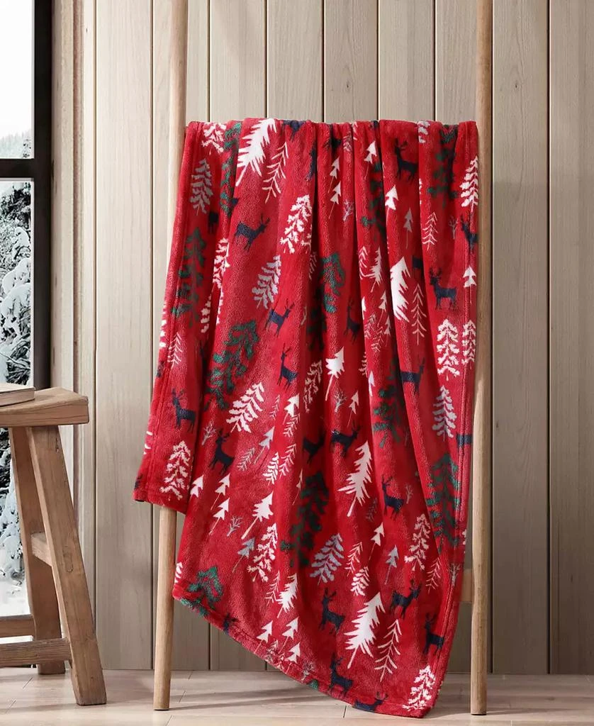 Eddie Bauer Ultra Soft Plush Sherpa Reversible Throw , 60" X 50" 4