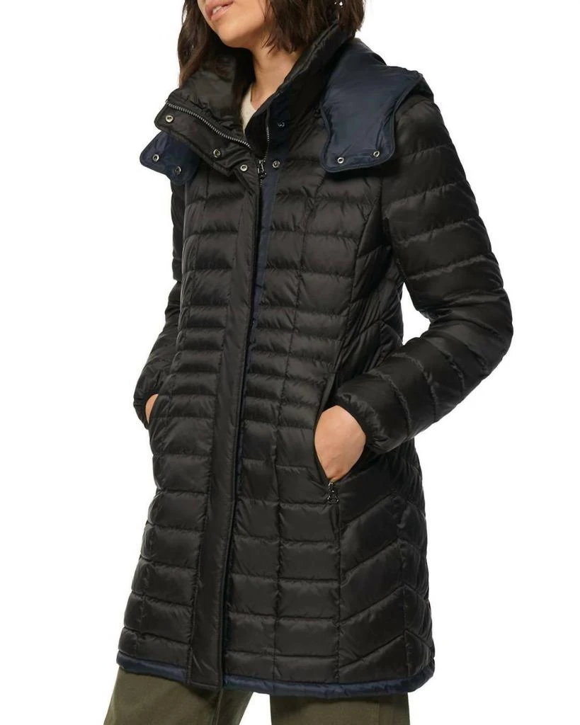 Andrew Marc Andrew Marc - Removable Hood Marble Quilted Down Jacket 3