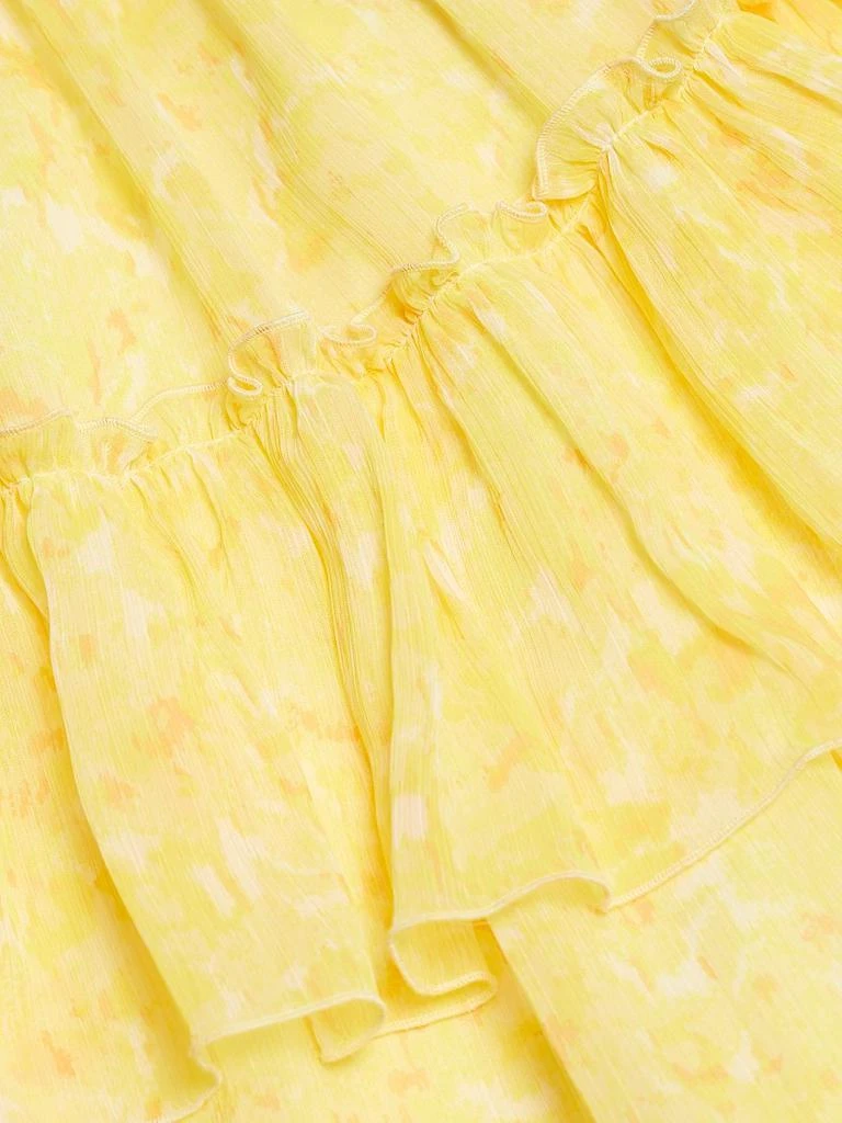 Cinq à Sept Fadrid Ruffle Chiffon Tiered Midi-Dress 7
