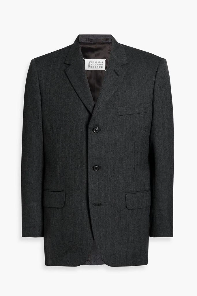 MAISON MARGIELA Herringbone wool blazer 1