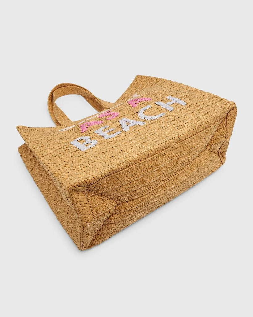 BTB Los Angeles Salty as a Beach Straw Tote Bag 7