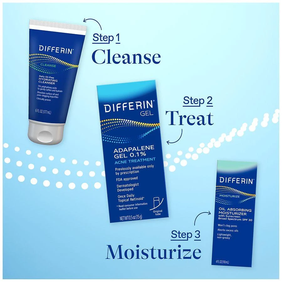 Differin 0.1% Adapalene Acne Treatment Gel 5
