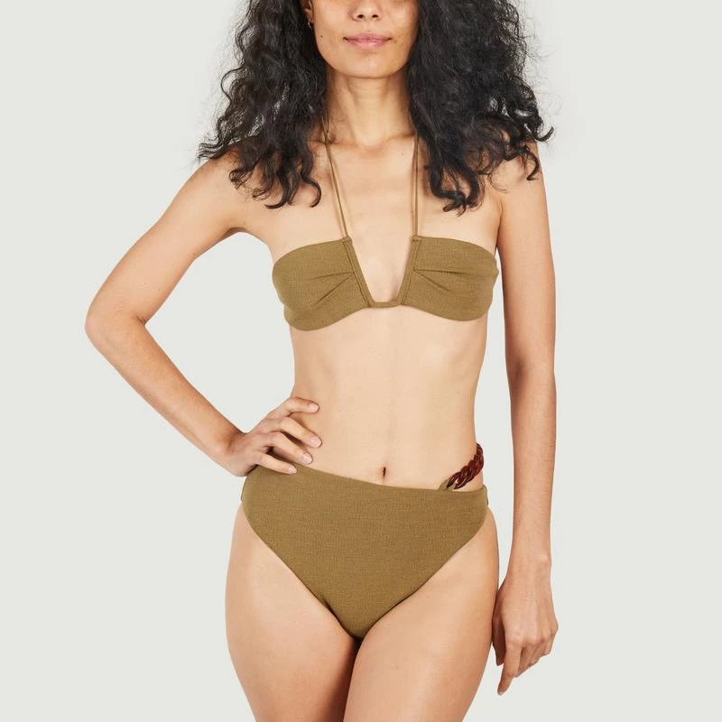ST AGNI Neal halter top Olive ST AGNI 3