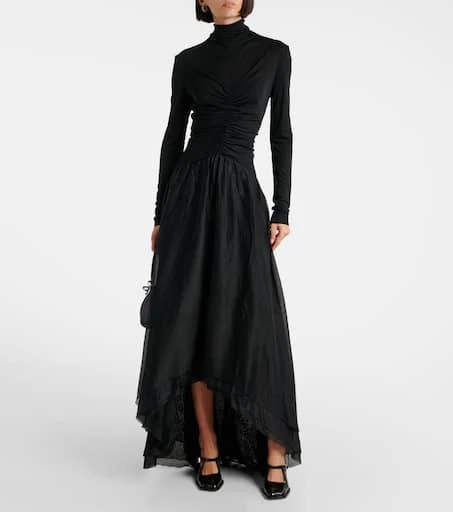 Jacques Wei Gathered maxi dress 2