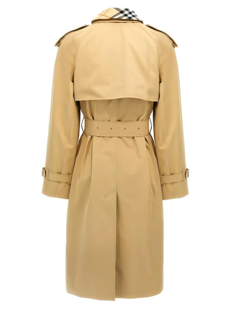 Burberry Double-Breasted Trench Coat with Belted Waist 3