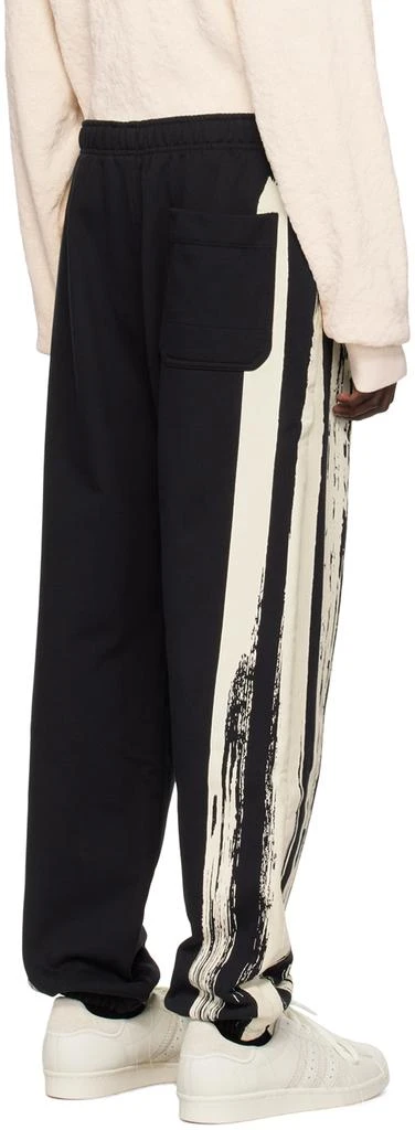 Y-3 Black & Off-White Printed Sweatpants 3