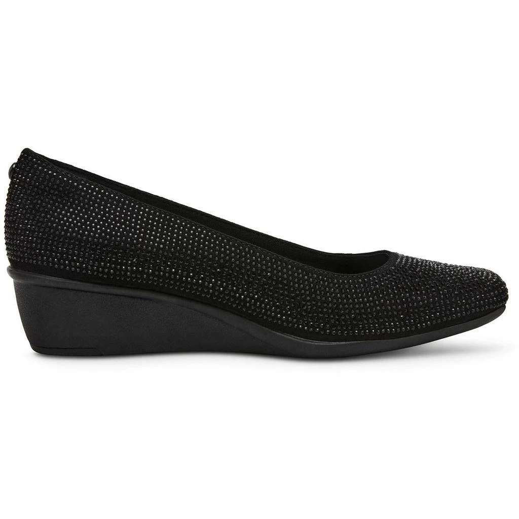 Anne Klein Womens Embellished Man Made Wedge Heels 2