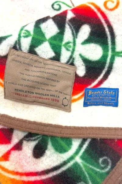 Pendleton Vintage 1980's Pendleton Beaver State Blanket 3